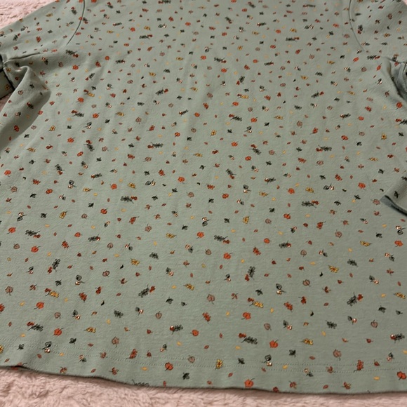 Size 1X Croft & Barrow leaf print top - Picture 2 of 10